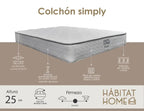 Combo Base + Colchón SIMPLY