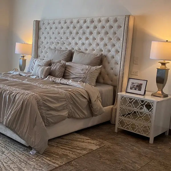 ESPALDAR PARIS + BASE CAMA ESTANDAR