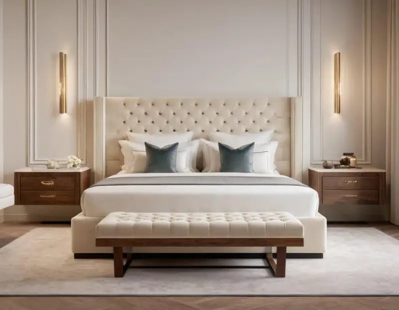 ESPALDAR PARIS + BASE CAMA ESTANDAR