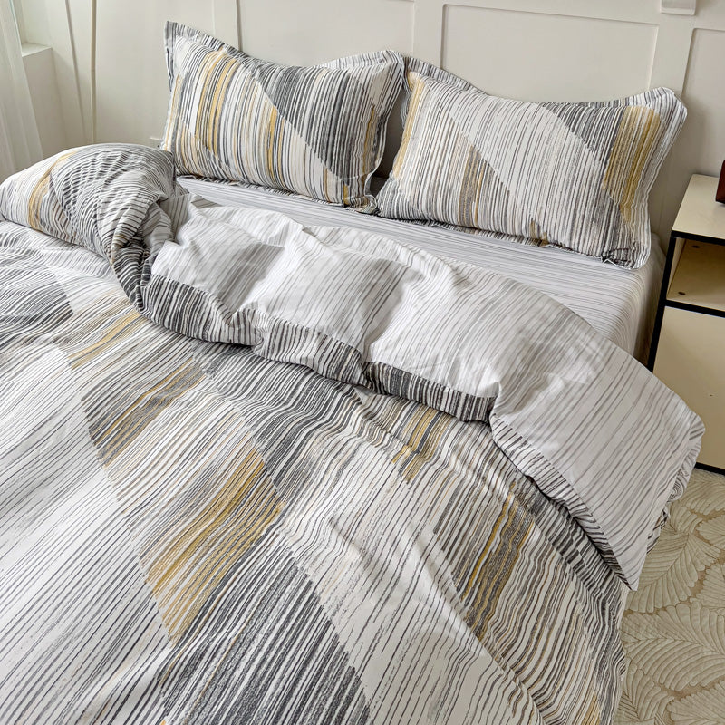 FORRO DUVET REAL 100% ALGODÓN ARTESANAL AMBAR