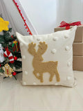 FUNDA DE COJÍN NAVIDEÑO RENO
