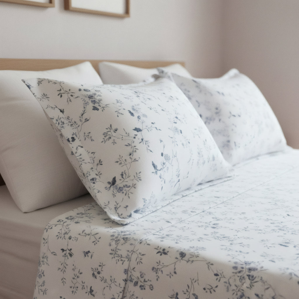 JUEGO DE SÀBANA ESTAMPADA CAMA DOBLE 140 EN ALGODON