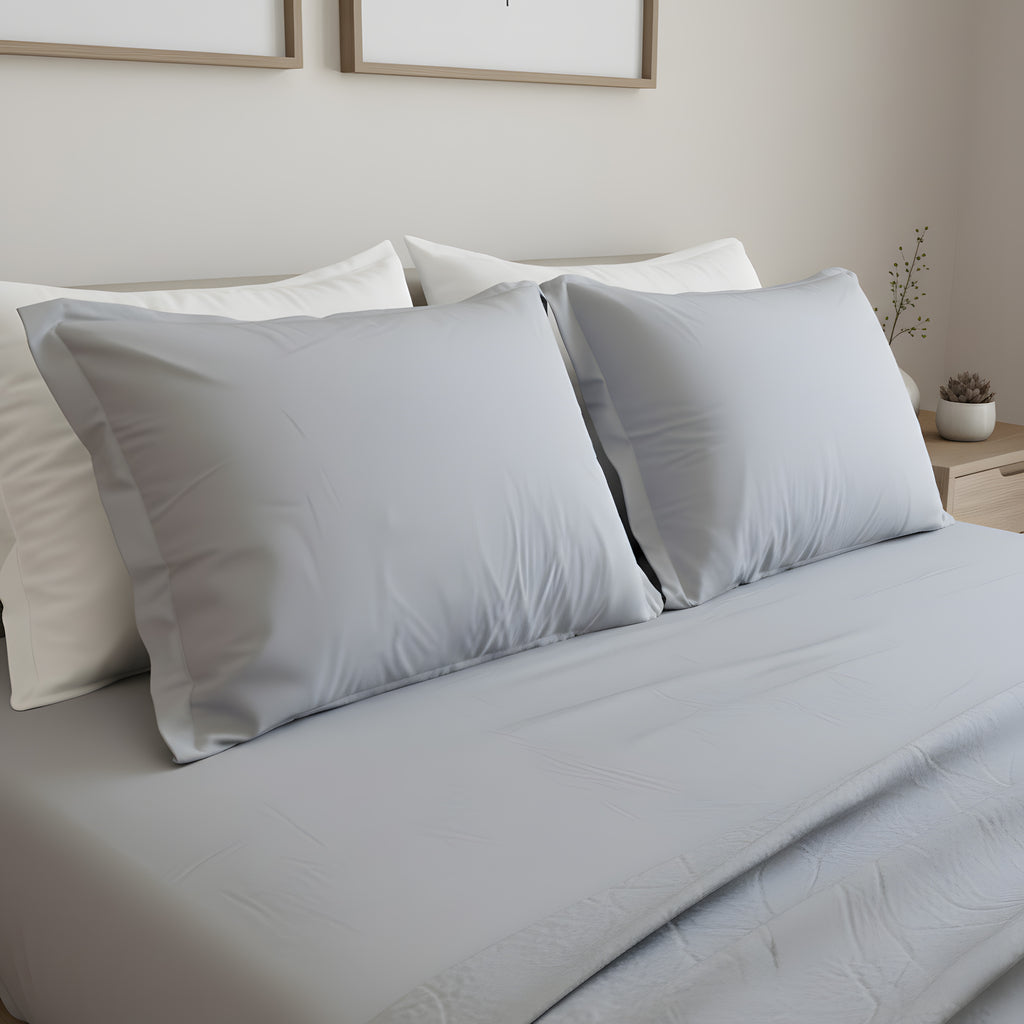 JUEGO DE SABANA UNICOLOR DOBLE 140 EN ALGODON