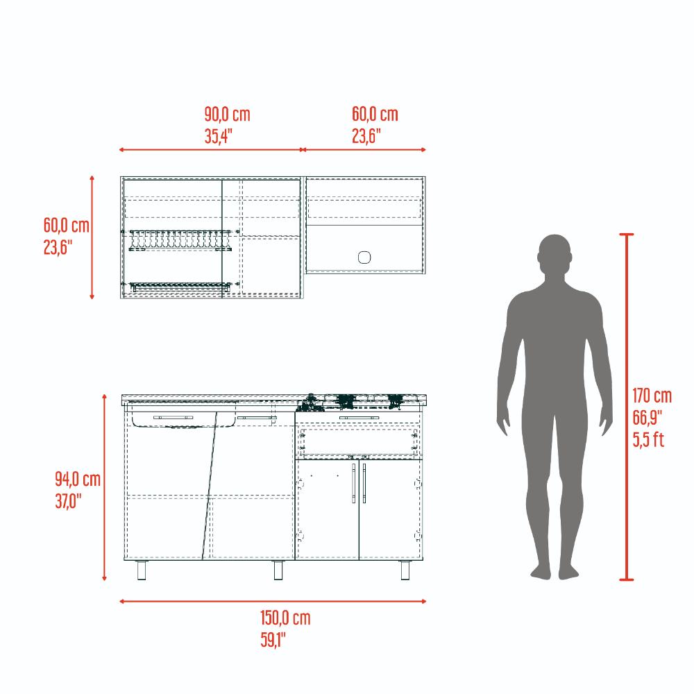 COCINA INTEGRAL EMILIA FRESNO EUROPEO
