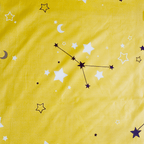 JUEGO DE SÀBANA PRINT ESTRELLAS AMARILLAS
