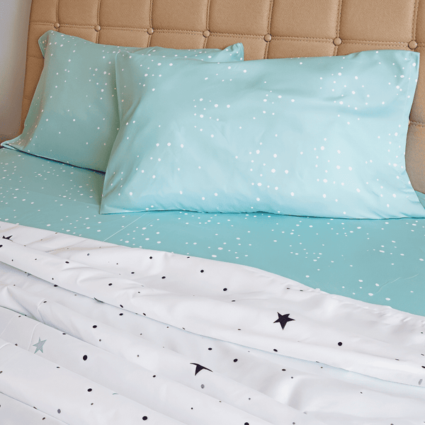 JUEGO DE SÀBANA PRINT ESTRELLAS CELESTES