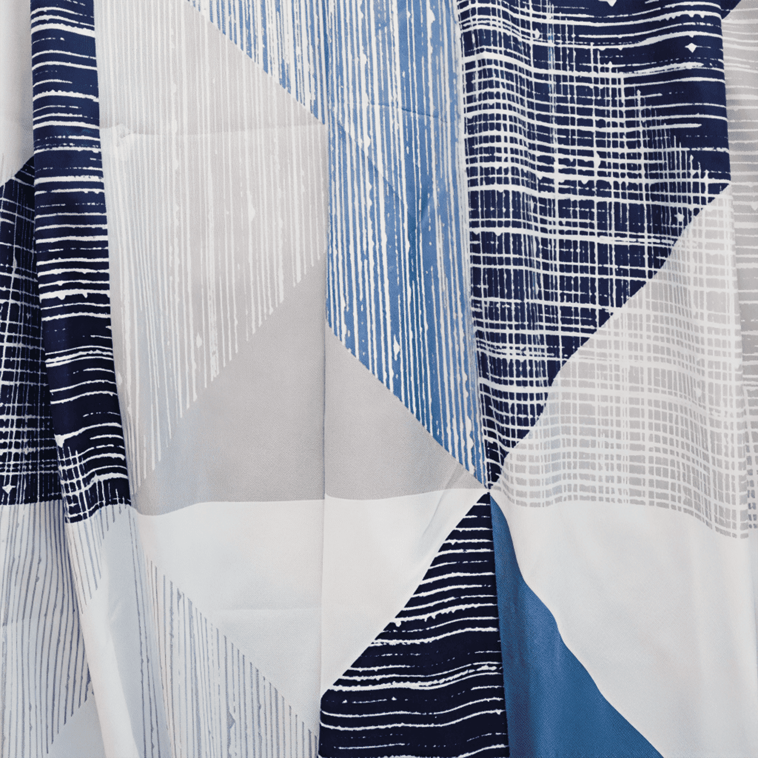 JUEGO DE SÀBANA PRINT GEOMETRICO AZUL