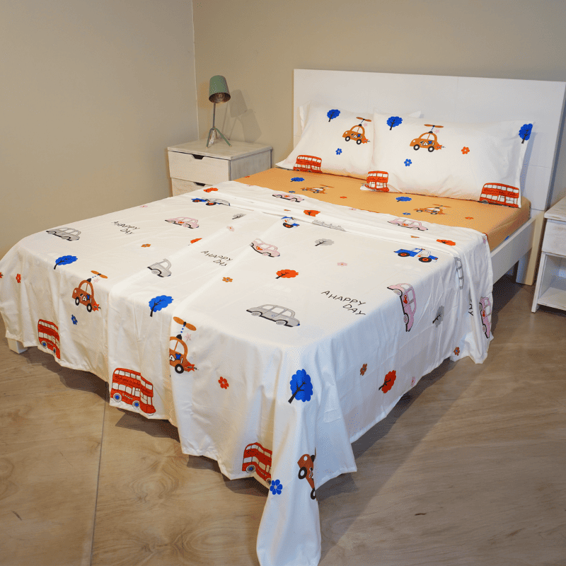 KIT ULTRADELGADO + JUEGO DE SABANAS CARS