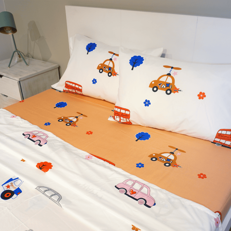 KIT ULTRADELGADO + JUEGO DE SABANAS CARS