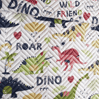 KIT ULTRADELGADO + JUEGO DE SABANAS MUNDO DINO