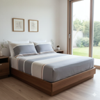 JUEGO DE SÀBANA ESTAMPADA CAMA DOBLE 140 EN ALGODON