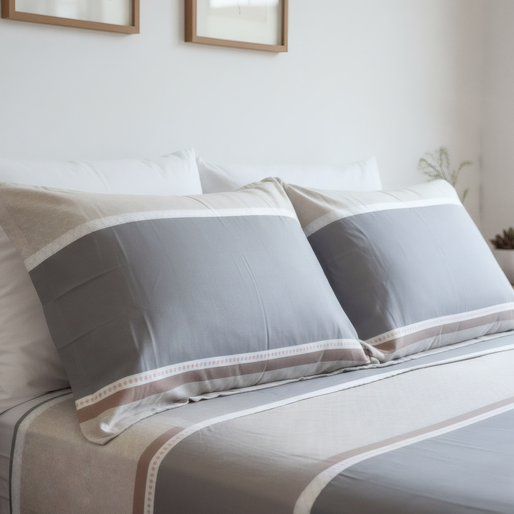 JUEGO DE SÀBANA ESTAMPADA CAMA DOBLE 140 EN ALGODON