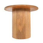 MESA AUXILIAR SION CIRCULAR ROBLE