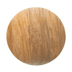 MESA AUXILIAR SION CIRCULAR ROBLE