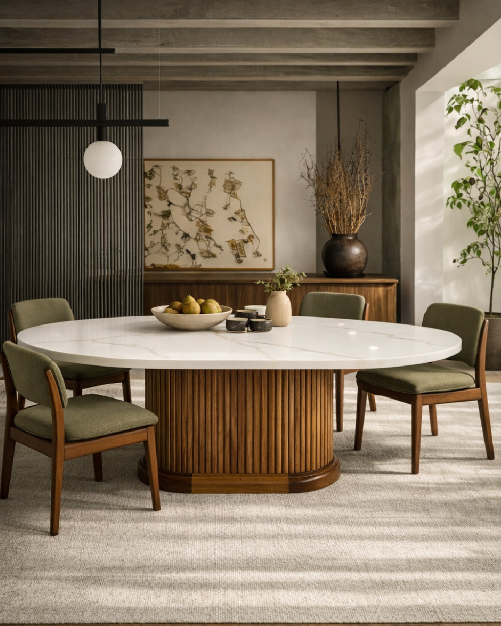 Mesa de Comedor Abadie 6 Puestos