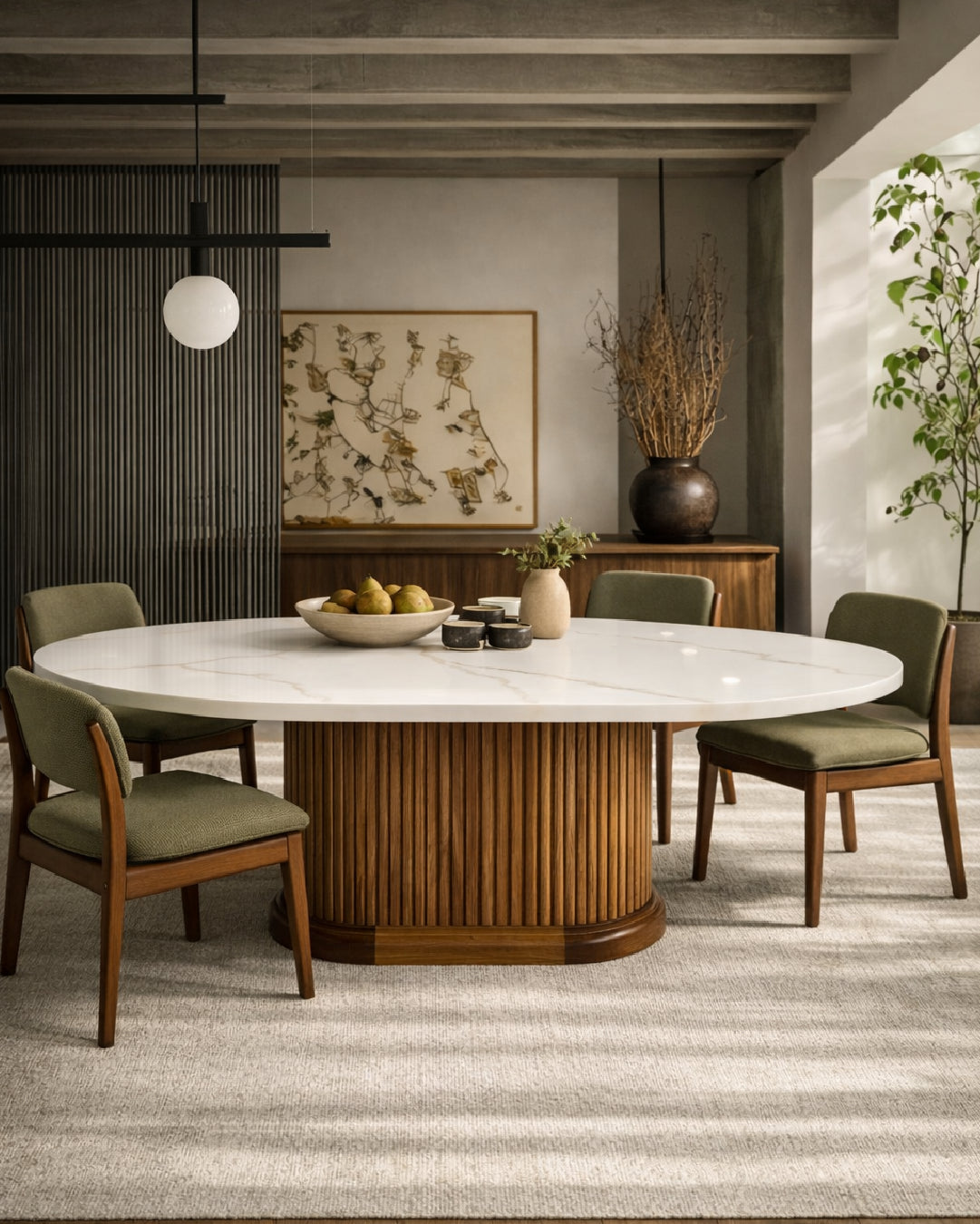 Mesa de Comedor Abadie 6 Puestos