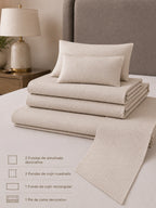SET DE CAMA X 6 PIEZAS MILAN