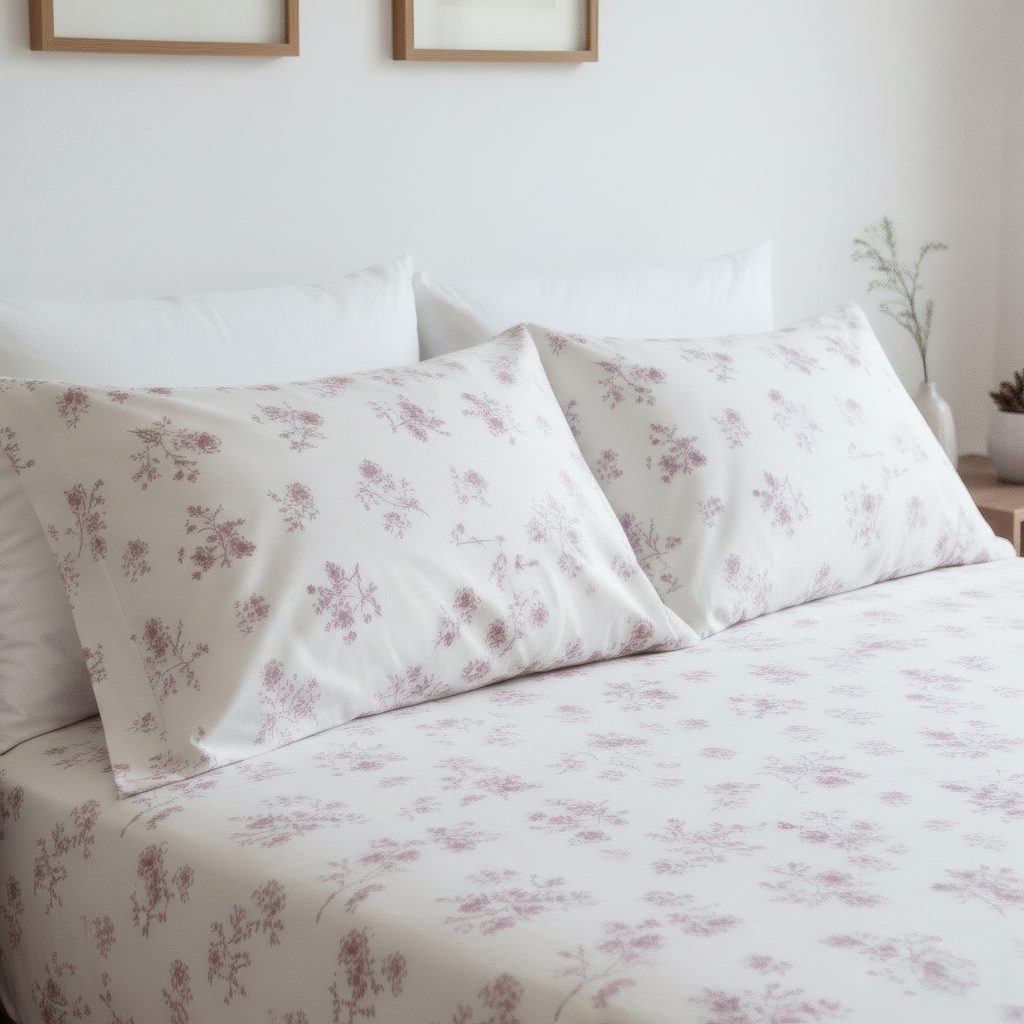 JUEGO DE SÀBANA ESTAMPADA CAMA DOBLE 140 EN ALGODON