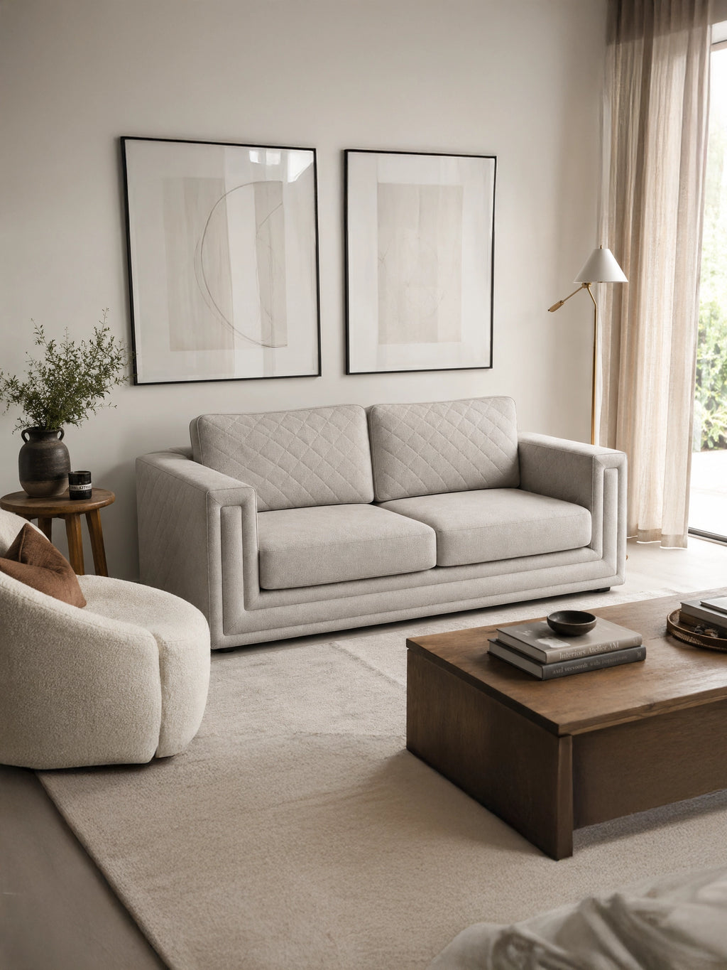 SOFA MÓNACO GRIS