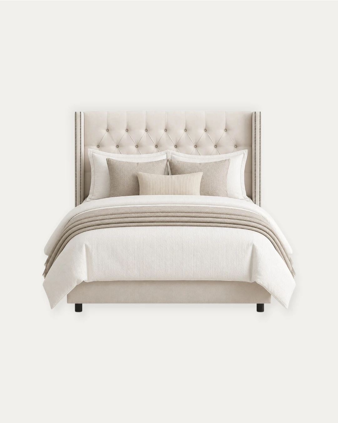 ESPALDAR PARIS + BASE CAMA ESTANDAR