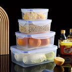 SET 4 RECIPIENTES HERMETICOS PARA ALIMENTOS