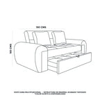 SOFACAMA MULTIFUNCIONAL OBELISCO MARFIL