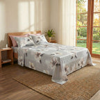 JUEGO DE SÀBANA PRIMAVERA GRIS