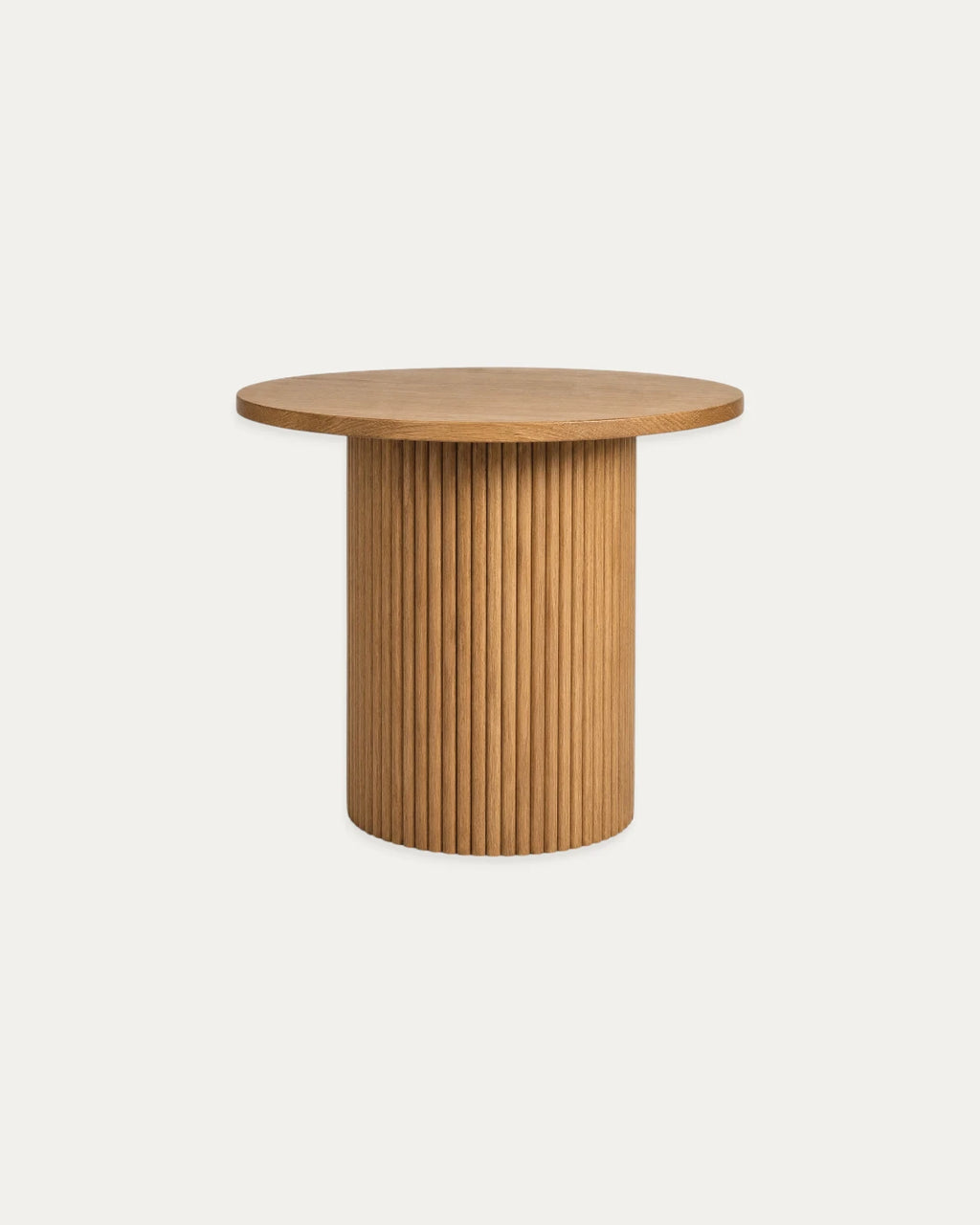 MESA AUXILIAR SION CIRCULAR ROBLE