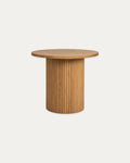 MESA AUXILIAR SION CIRCULAR ROBLE