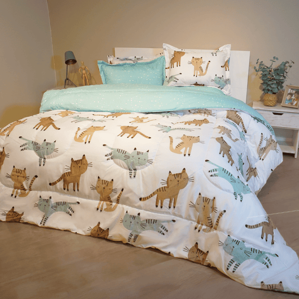 TENDIDO ACOLCHADO PRINT CATS