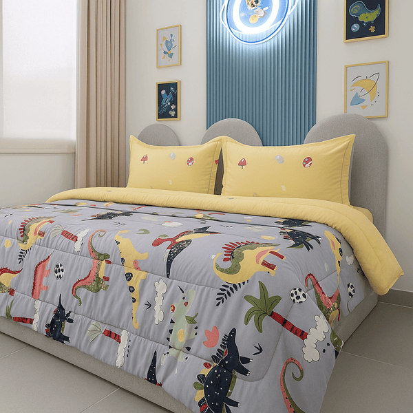 TENDIDO ACOLCHADO PRINT DINOSAURIOS