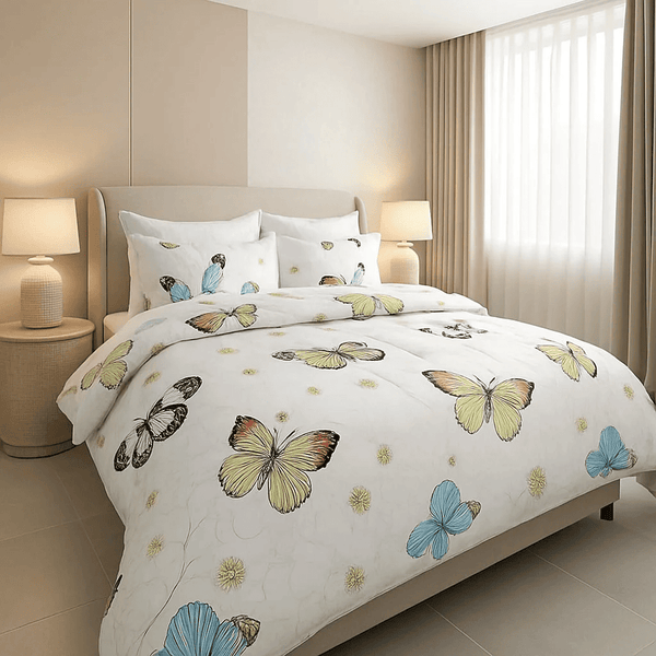 TENDIDO ACOLCHADO PRINT MARIPOSAS