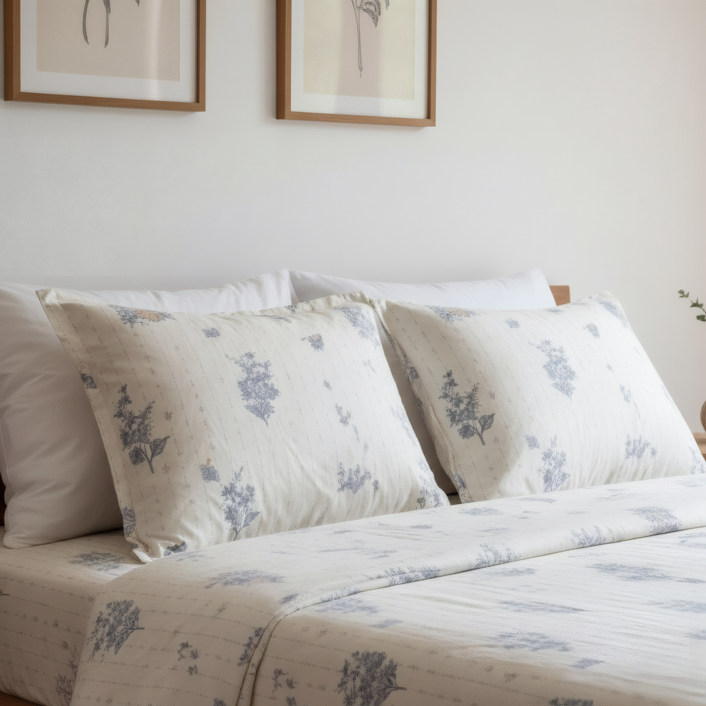 JUEGO DE SÀBANA ESTAMPADA CAMA DOBLE 140 EN ALGODON