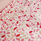 KIT ACOLCHADO + JUEGO DE SABANA HOJAS ROSAS