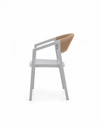 SILLA DE EXTERIOR BALI GRIS