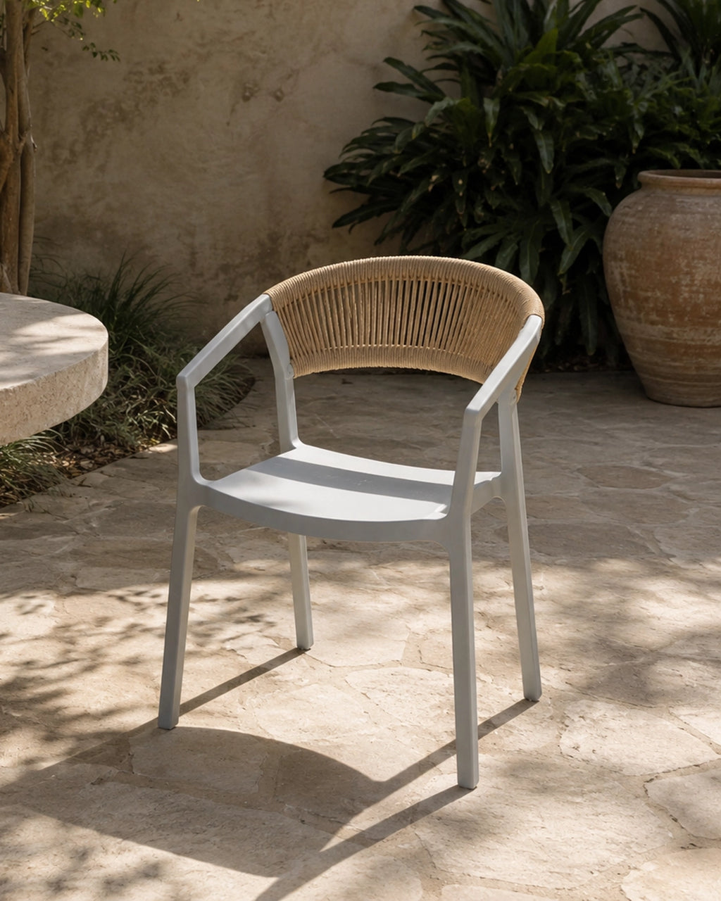 SILLA DE EXTERIOR BALI GRIS