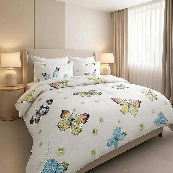 TENDIDO ACOLCHADO PRINT MARIPOSAS