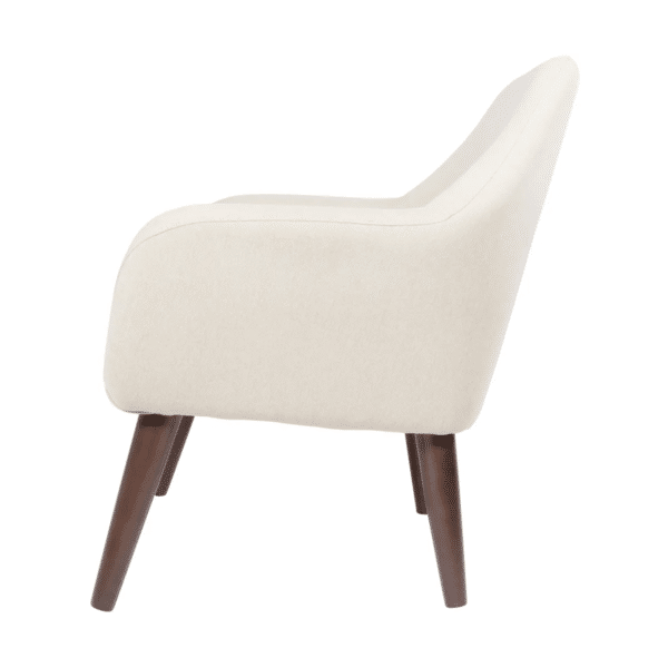 SILLA SALA SAMANTA PORTUGAL BEIGE CAOBA - Imagen 3