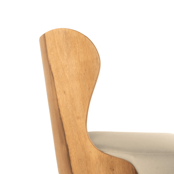 SILLA COMEDOR TULIPAN NOGAL COUNTRY BEIGE - Imagen 5