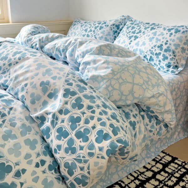 FORRO DUVET ROMA PRINT MOSAICO AZUL - Imagen 7
