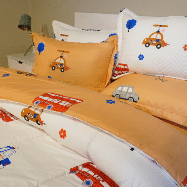 KIT ACOLCHADO + JUEGO DE SABANAS CARS - Imagen 4