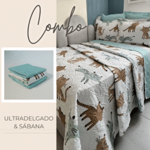KIT ULTRADELGADO + JUEGO DE SABANAS CATS